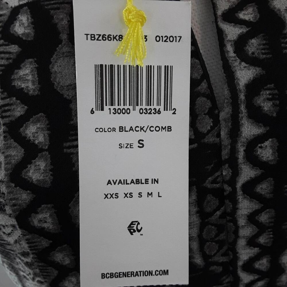 NWT BCBGeneration Patchwork Pattern Contrast Bind… - image 11